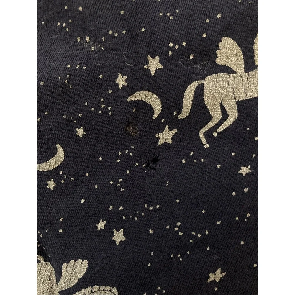 5T Old Navy girl clothes - one piece long sleeve top | unicorn & sky theme